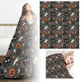 70X100cm Printed Blanket Night Flannel Blanket Autumn Warm Blanket