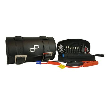 Jump Break Series - Rescue Elite Jump Starter Chrome Pro Series with Leather Powersport Tool Bag