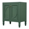 thumbnail image 3 of GDF Studio Vintage 30" Bathroom Vanity with Ceramic Sink, Soft-Close Door, and Ample Storage, Green, 3 of 23