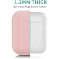 thumbnail image 2 of Airpods Case , Airpods Silicone Case Cover with Keychain, 360°Protective AirPods Accessories Kits Shockproof Airpods Case Compatible with Apple Airpods 2 &1, 2 of 7
