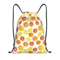 thumbnail image 1 of Fotbe Lemon Orange Bolsa Mochila con Cordón Estampada, Bolsa de Gimnasio Deportiva, Bolsa Cinch, Bolsa con Cordón para Hombres y Mujeres-Medium, 1 of 6
