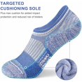 thumbnail image 4 of No Show Socks Womens Athletic Cushion Ankle Footies Low Cut 5-6 Pairs, 4 of 6