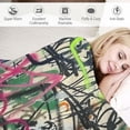 thumbnail image 3 of Orinice Graffiti Paint Warm Lightweight Blanket Soft Fleece Blankets for All Seasons - Multiple Sizes Available 60x80in, 3 of 6