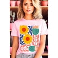 thumbnail image 2 of Boho Abstract Floral Graphic T Shirts, 2 of 11