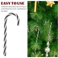 thumbnail image 6 of Zhiyie 12pcs Plastic Candy Cane Ornaments for Xmas Tree Decorations Hanging Ornaments Candy Cane Pendants Holiday Party Supplies (12cm), 6 of 10