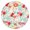 Pioneer Flower Floral-2, variant on Pioneer Flower Floral Print Pattern Round Fitted Tablecloth with Elastic Edge,Dining Table Cover Waterproof,Outdoor Round Tablecloth for Camping,Dining,Indoor and Outdoor