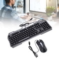 thumbnail image 1 of Wired Keyboard and Mouse Set, Aluminum Alloy Fast Response Ergonomic USB Wired Keyboard and Mouse Set 104 Keys RGB Light 1200DPI  for Laptop, 1 of 7