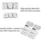 thumbnail image 3 of Flush Concealed Mount Bracket, 12pcs Stainless Steel headboard Brackets Interlocking Fittings, 3 of 5