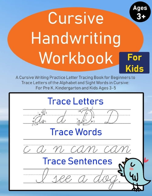 Cursive Handwriting Workbook A Cursive Writing Practice