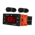 thumbnail image 4 of Termorregulador Controlador de termostato de refrigerador Accesorios ajustables prácticos Termostato de refrigerador LED para fábrica de congeladores, 4 of 8