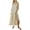Apricot, variant on Women's Summer Laced Bib Overall Dress Adjustable Straps Sleeveless Maxi Dress