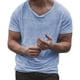 thumbnail image 1 of Playeras Básicas Para Hombre, Blusa Informal De Color Liso Con Cuello Redondo, Manga Raglán Lisa, Botones, 1 of 6