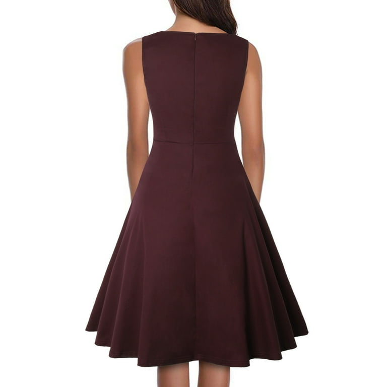 knee length dresses for ladies Elegant Midi Length Ruffles Sleeves Chiffon Dresses Empire Waist Eveni main image 1