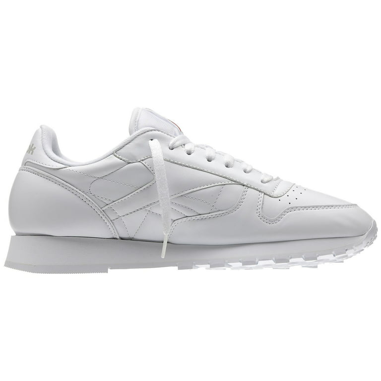 Reebok 9771: Men's Classic Leather Fashion White/Light Grey Sneaker (8.5  D(M) US Men)