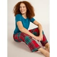 thumbnail image 4 of Joyspun Women's Flannel Sleep Pants, 30” Inseam, Sizes XS-3X, 4 of 6