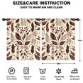 thumbnail image 2 of Blackout Kids Curtains,Fall Leaves Pattern Childrens Insulated Curtains Set Of 2,Bedroom Essentials,Toddler Room Decor 52x63in(132x160cm), 2 of 4