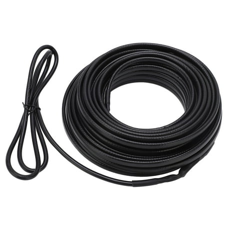 

Heating Cable 20 Meters Electric Heat Cable IP68 Waterproof Simple Wiring With Plug For PEX PVC Metal Pipes UK Plug 220V