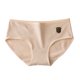 thumbnail image 1 of Gibobby Panty sexy Ajuste Bragas de ropa interior elásticas suaves transpirables de Color sólido a la para mujer(Beige， XXL), 1 of 3
