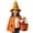 Saffron, variant on Halloween Cosplay, Halloween Costume, Halloween Outfit, Pumpkin Cape Costume Set Orange Cloak With Hat and Candy Bucket Halloween Pumpkin Outfit for Holiday Celebration, Orange One Size
