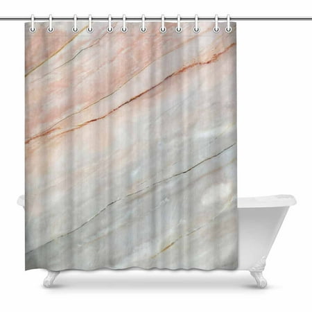 MKHERT Marble Onyx Stone Textured Natural Artful Illustration House Decor Shower Curtain for Bathroom Decorative Fabric Bath Curtain Set 60x72