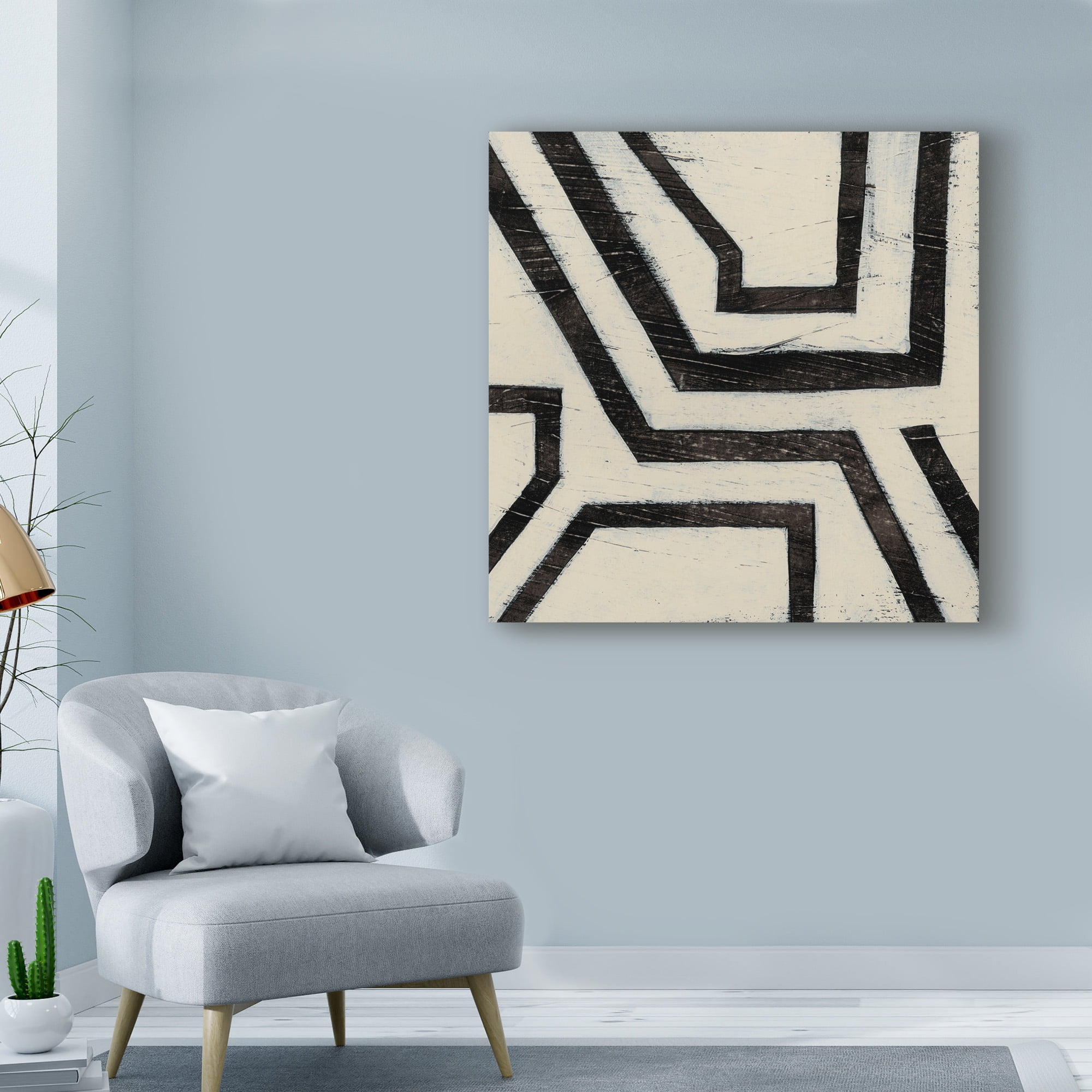 Trademark Fine Art 'Hieroglyph III' Canvas Art by June Erica Vess
