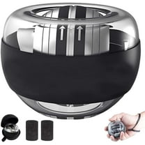 Vital Wrist Ball Exerciser, Portable Auto-Start Gyroscopic Forearm Exerciser Gyro Ball, Enhance Grip Strength, Strengthen Arms with LED Lights, Fingers, Bones and Muscles