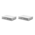 thumbnail image 1 of braveheart Efficient Desktop Storage Organizer - Workspace With Ease Convenient Drawer Storage Organizer white 1 drawer 2Set, 1 of 6