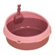 thumbnail image 5 of Caja de arena para gatos fácil limpieza marco desmontable herramienta de limpieza para mascotas suministros para mascotas gato Rosa Rosa, 5 of 8