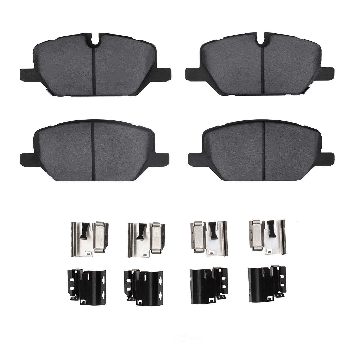 Dynamic Friction Company 1551-2314-01 DFC 5000 Advanced Brake Pads - Ceramic and Hardware Kit - OE