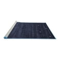 thumbnail image 2 of Ahgly Company Machine Washable Indoor Rectangle Abstract Blue Contemporary Area Rugs, 8' x 10', 2 of 4