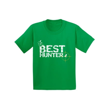Awkward Styles Best Hunter Kids T Shirt Hunting Gifts for Kids Best Hunter Ever Shirt for Kids Hunting Lovers T-Shirt for Children Hunting Shirt for Girls Hunting Shirt for Boy Best Hunter