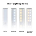 thumbnail image 2 of 2 uds Luz LED de inducción de cuerpo humano Yeacher lámpara de Detección de movimiento recargable, 2 of 8