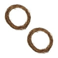 thumbnail image 2 of 2PCS Natural Grapevine Twig Vine Wreaths, DIY Crafts Christmas Garland Twig Wreath Hanging Decor for Door House Holiday Party Decor, Wedding Event and Home Decor(7.87 In), 2 of 3