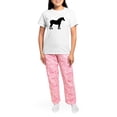 thumbnail image 4 of CafePress - Draft Horse Women's Light Pajamas - Women's Short Sleeve Print T-Shirt and Pants Light Cotton Pajama Set, 4 of 7