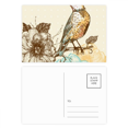 thumbnail image 1 of Colorful Pencil aves flowes Set cumpleaños gracias tarjeta postal correo lado 20pcs, 1 of 3