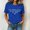 Blue, variant on Its Almost As Hot As My Husband Shirt Funny Husband Wife Shirt | Round Neck Short Sleeve Shirts Cute Print Soft Litghtweight Daily Travel Outfits