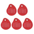 thumbnail image 3 of Pastry Scraper, Nonstick Silicone Bench Scraper Eco friendly 5pcs  For Kitchen For Bakery Red, 3 of 8