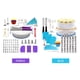 thumbnail image 5 of Irfora Kit de suministros de decoración de pasteles de 106 piezas, juego de herramientas para hornear fondant, bolsa giratoria, punta, bolígrafo, espátula, juego de herramientas de glaseado para decor Irfora Kit de decoración de pasteles, 5 of 7