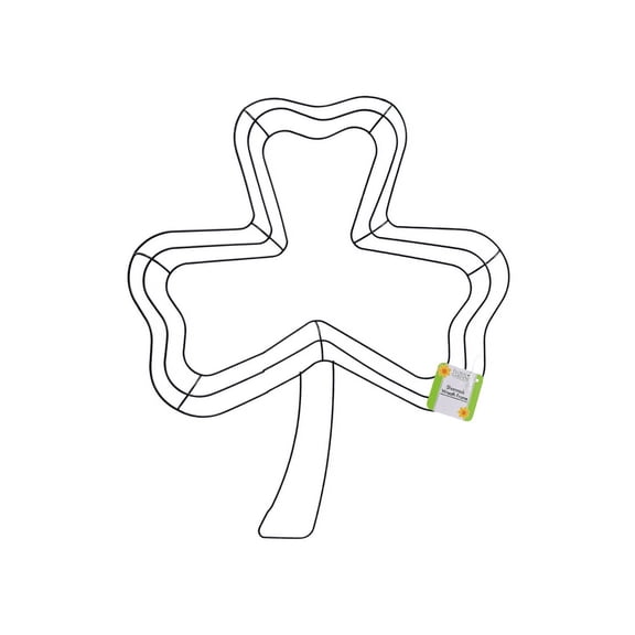 Saint Patrick Craft Supply - Metal Irish Shamrock Wreath Frame