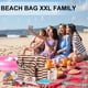 thumbnail image 5 of Bolsa de playa LEDAOU impermeable y resistente a la arena para mujer con bolsillo húmedo, 5 of 9