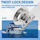 thumbnail image 5 of Twist Lock Common Sense Fastener, Turn Buttons for Boats, RVs(10PC), 5 of 5
