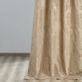 thumbnail image 2 of Magdelena Beige & Gold Designer Damask Curtain (1 Panel), Magdelena Beige & Gold, 50W X 108L, 2 of 6