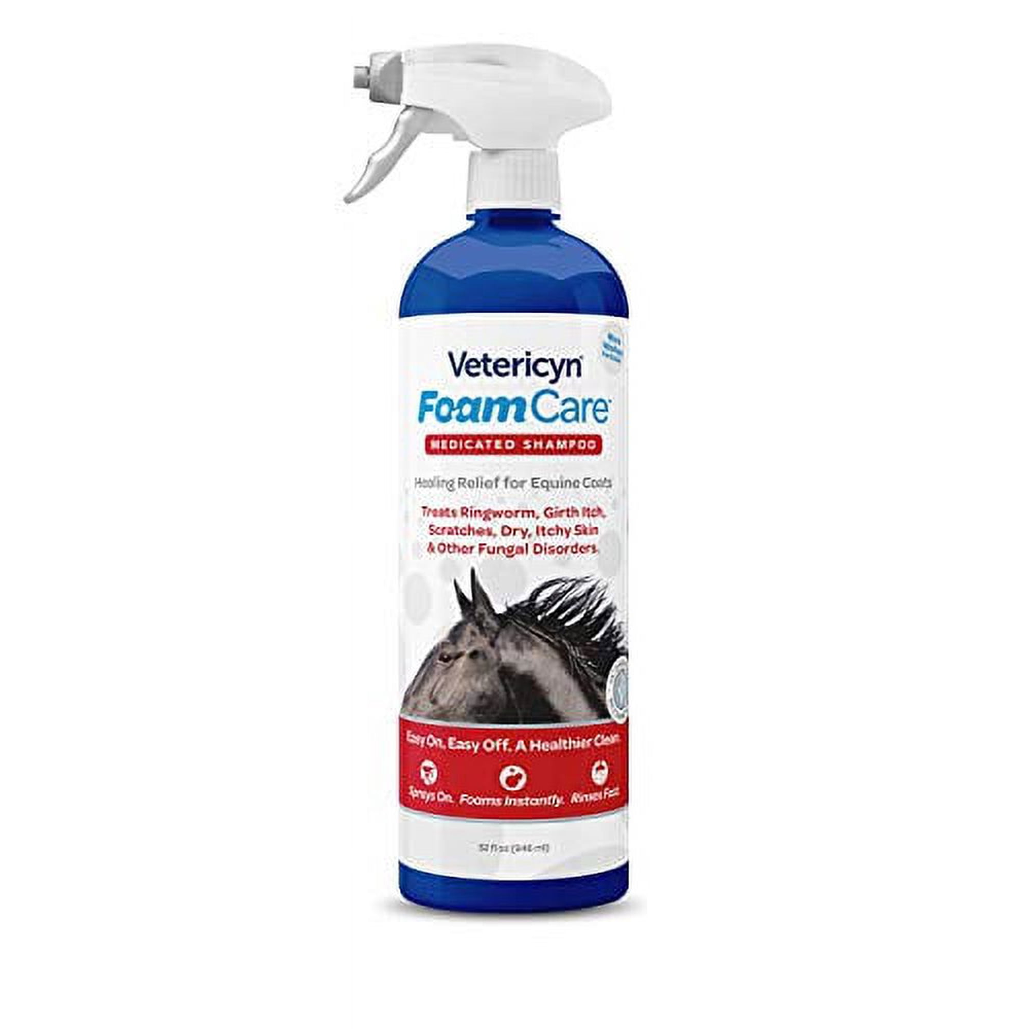 Vetericyn FoamCare Medicated Horse Shampoo