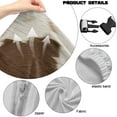 thumbnail image 7 of SCRAWLGOD Fur Pattern Cow Print Brown Beige 4 Pieces Gaming Chair Cover, Stretchable Computer Seat Cover with Armrest Cushion Removable Washable Rotating Chair Protective Slipcover, 7 of 7