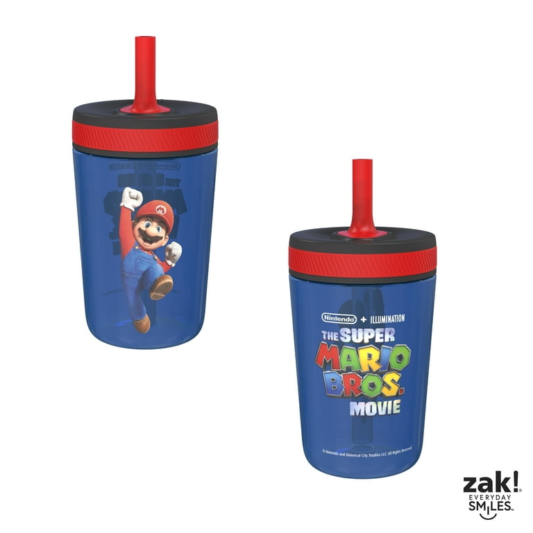 Zak Designs Star Wars The Mandalorian Kelso Toddler Cups for Travel or at Home, 15oz 2-Pack Durable Plastic Sippy Cups with Leak-Proof Design Is