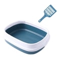 thumbnail image 1 of arena abierta para , inodoro , de limpiar, bandeja de arena adherente para Azul Gloria Bandeja de arena para gatos, 1 of 7