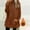 Brown, variant on Dxzfnsa Womens Fuzzy Coats Fleece Solid Color Jackets Oversized Zip Up Hoodies with Pockets Winter Warm Sweatshirt Coats