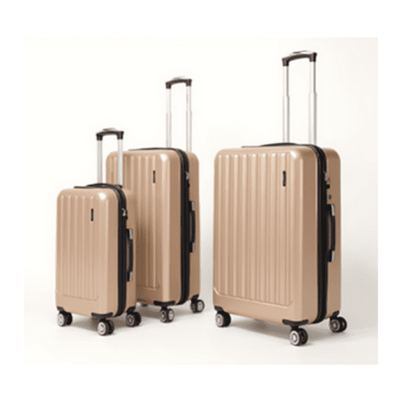 3-Piece Expandable Spinner Luggage Set – 20″, 26″ & 30″