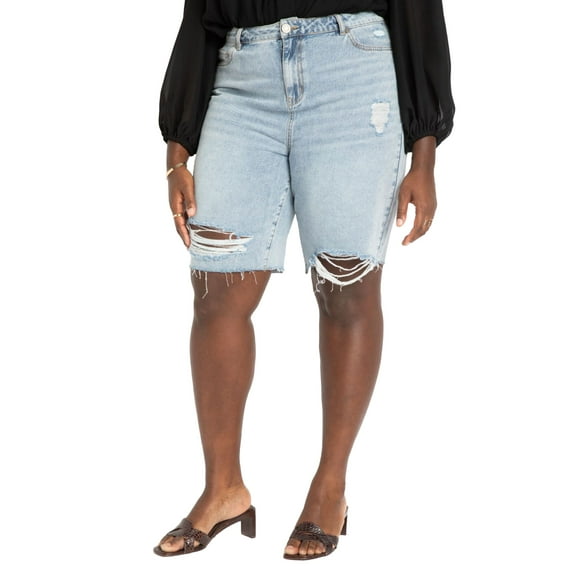 ELOQUII Women's Plus Size City Shorts