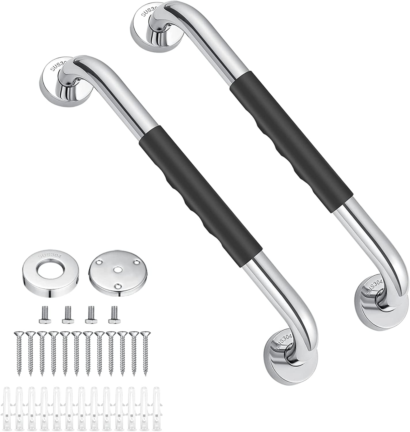 Grab Bars for Bathroom Anti Slip Bathroom Handicap Grab Bars for ...